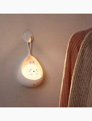 Ma lampe veilleuse détecteur de mouvement Rose