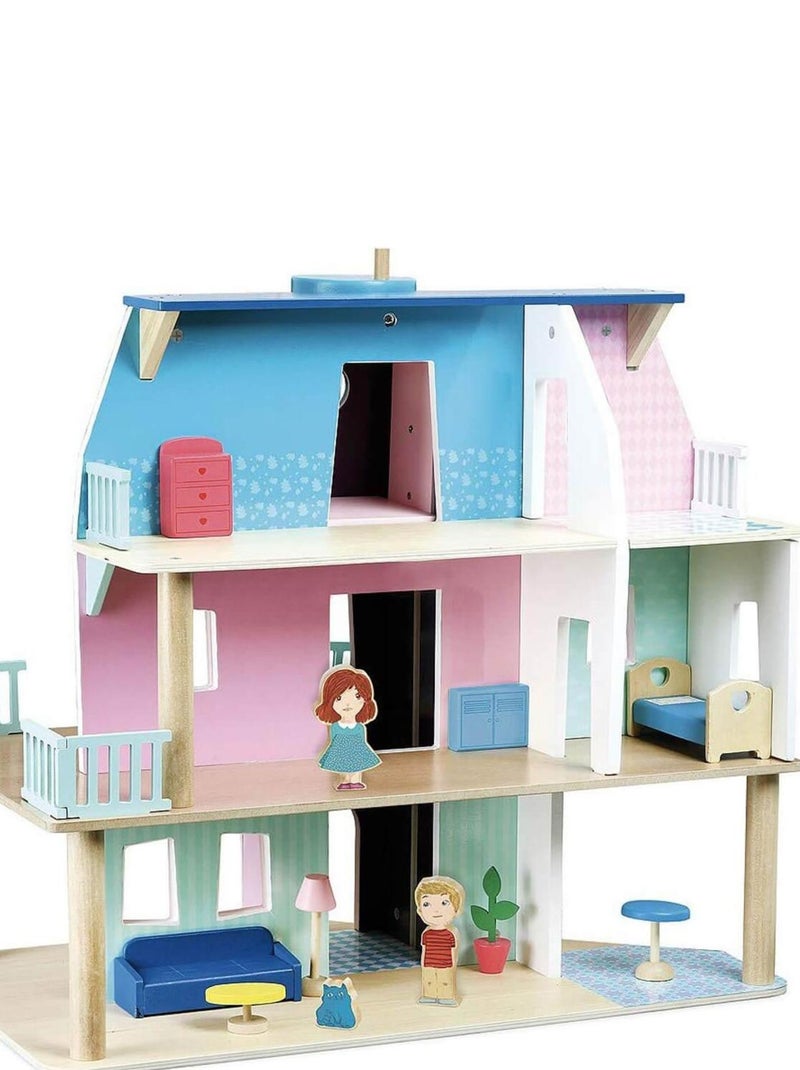 Ma maison de poupée en bois N/A - Kiabi