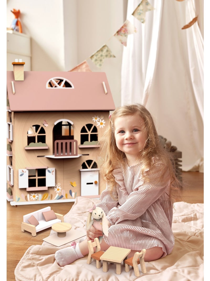 Ma maison de poupée fleurie Beige - Kiabi