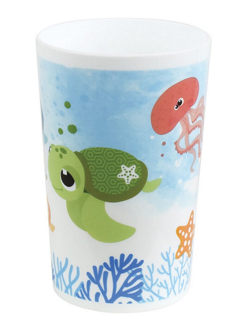 Ma Petite Carapace Verre Tortue 220 Ml Pour Enfant Multicolore - Kiabi