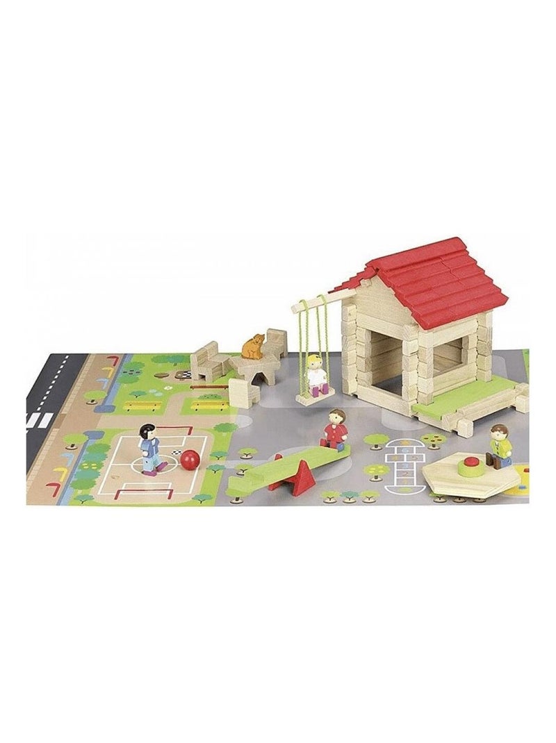 Ma petite école en bois : 77 pièces N/A - Kiabi