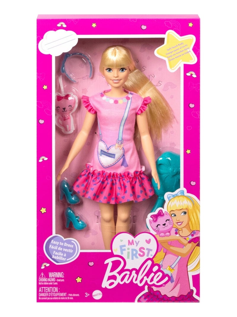 Ma Première Barbie Poupée Mannequin Malibu Blonde Multicolore - Kiabi