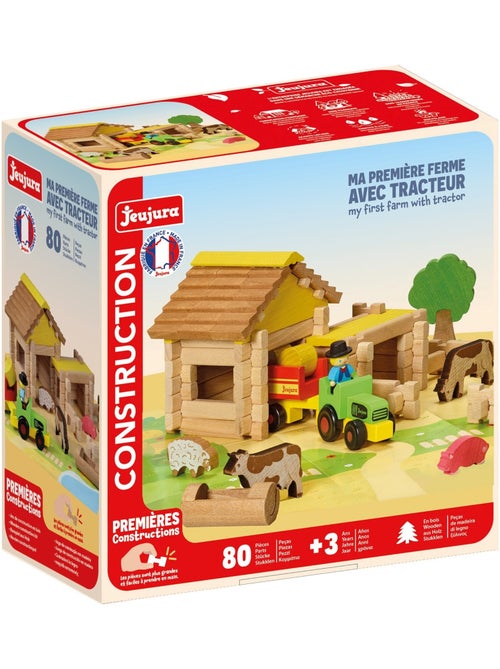 Ma première ferme avec tracteur 80 pièces - Kiabi