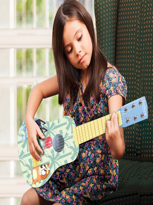 Ma Première Guitare Bluey en bois - 53 cm - Kiabi