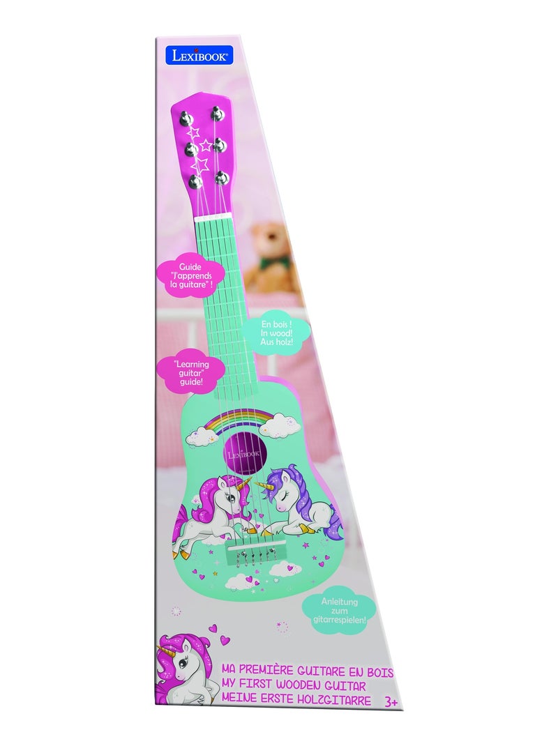 Ma Première Guitare en Bois Licorne Bleu - Kiabi