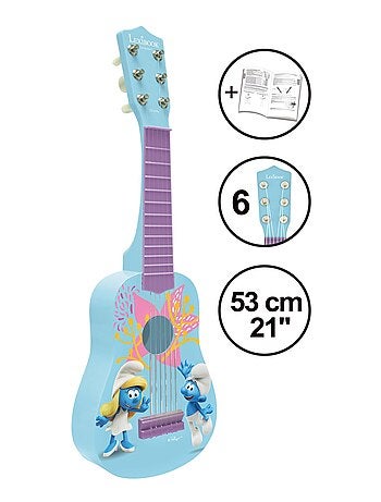 Ma Première Guitare Schtroumpfs- 53 cm