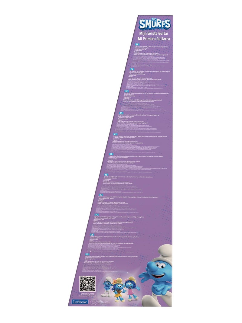 Ma Première Guitare Schtroumpfs- 53 cm Bleu - Kiabi