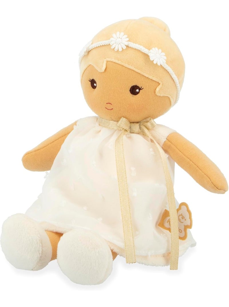 Ma première poupée en tissu Daphné 25 cm Blanc - Kiabi