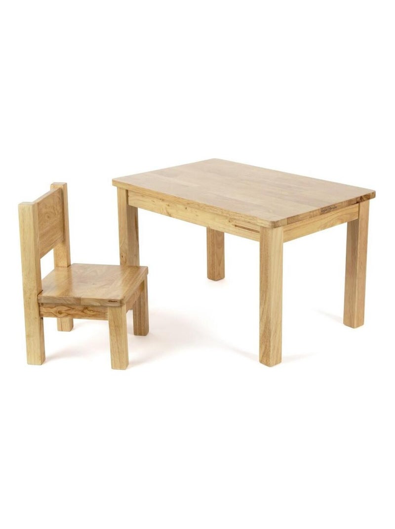 Ma première table Enfant Montessori Bois naturel Beige - Kiabi