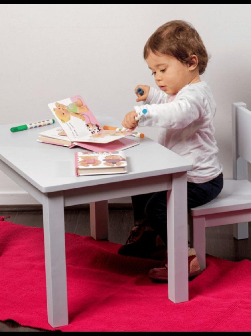 Ma première table Enfant Montessori Gris - Kiabi