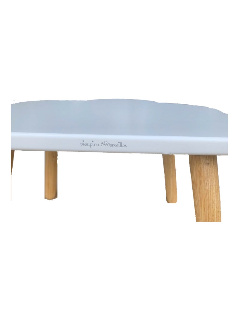 Ma première table Enfant Nuage Blanc Gris - Kiabi