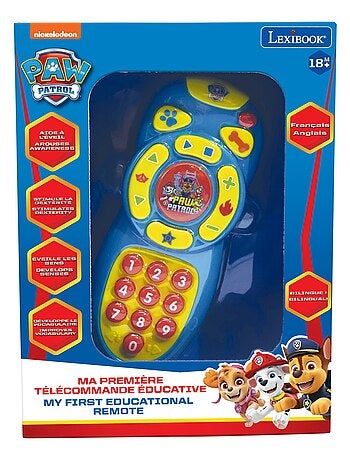 Ma première télécommande bilingue educative La Pat’Patrouille FR/EN