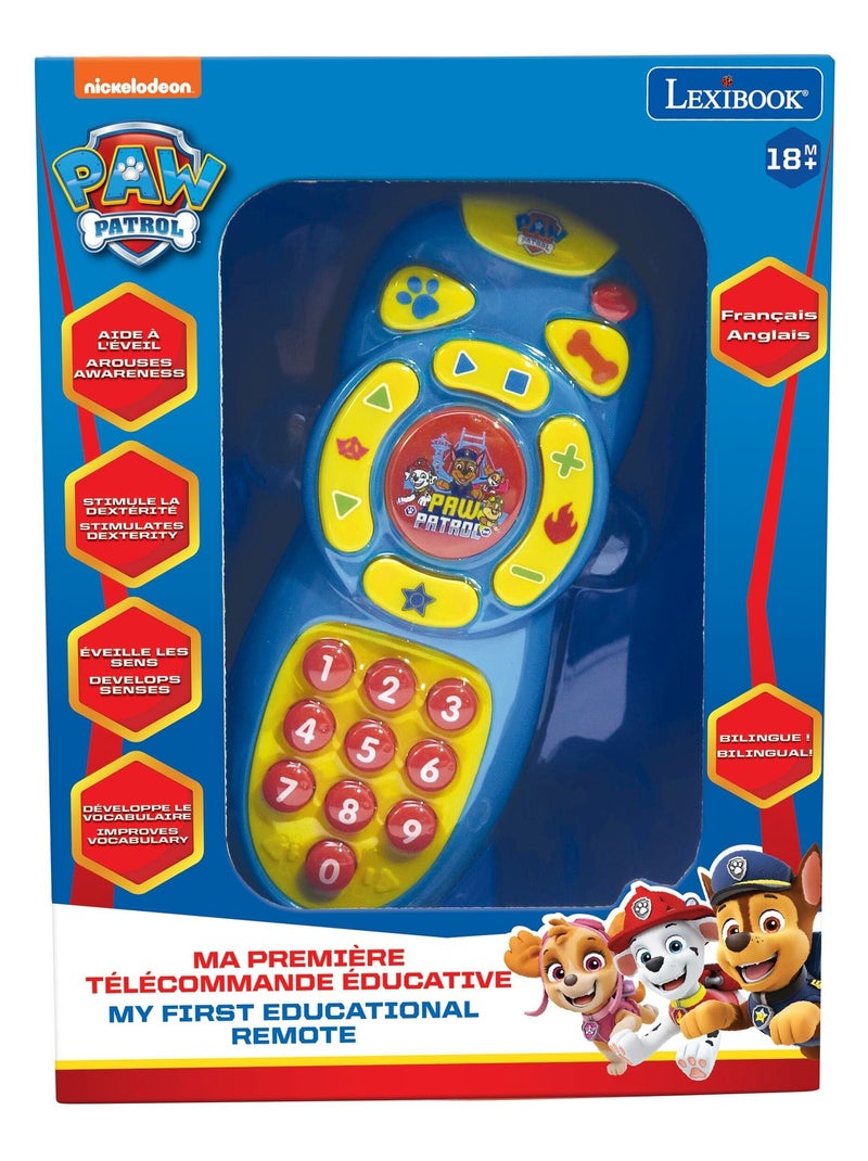 Ma première télécommande bilingue educative La Pat’Patrouille FR/EN Bleu - Kiabi