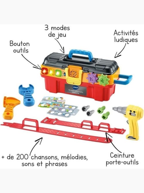 Ma Super Boite à Outils Interactive - Vtech - Kiabi