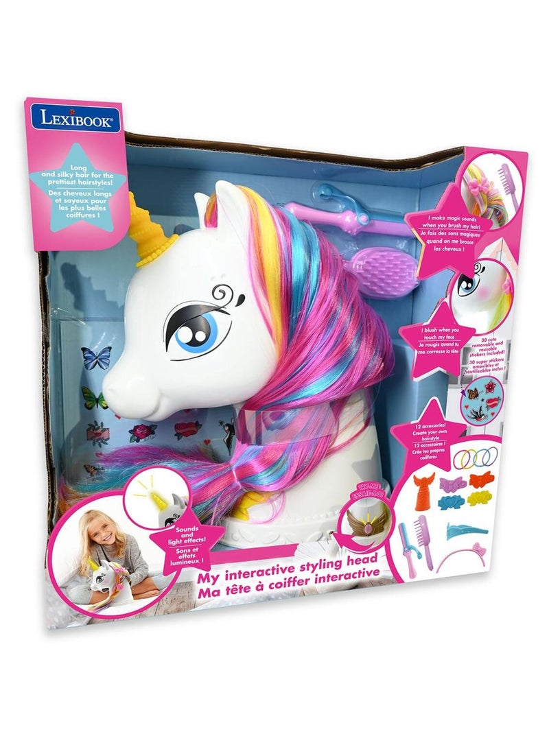 Ma tête à coiffer licorne interactive magique N/A - Kiabi