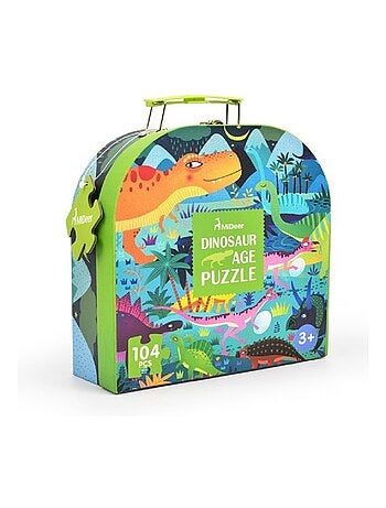 Ma Valise Puzzle Dinosaures 104 pcs