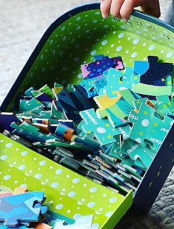 Ma Valise Puzzle Dinosaures 104 pcs