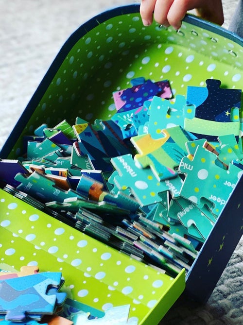 Ma Valise Puzzle Dinosaures 104 pcs - Kiabi