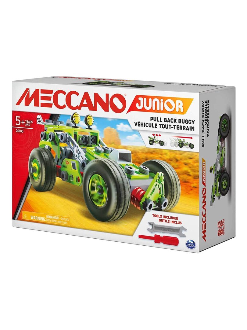 Meccano Junior : voiture de course à rétrofriction