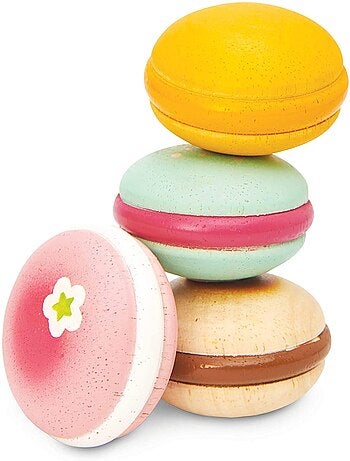 Macarons en bois