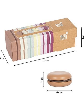 Macarons en bois fresh