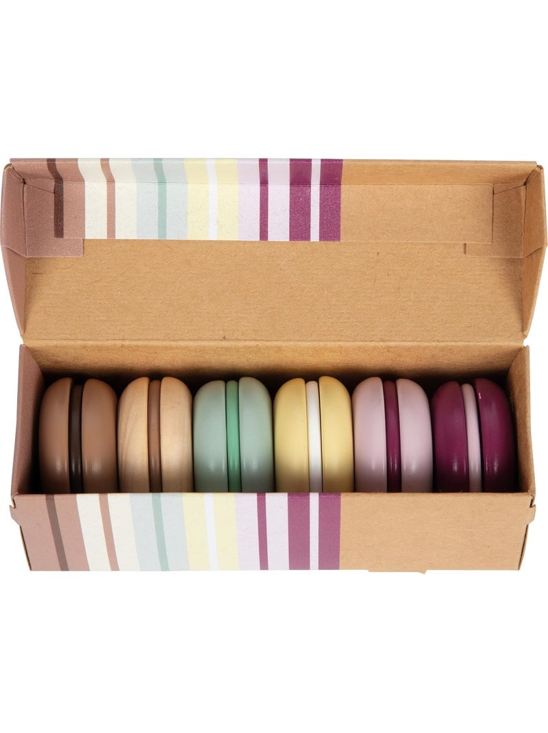 Macarons en bois fresh Marron - Kiabi