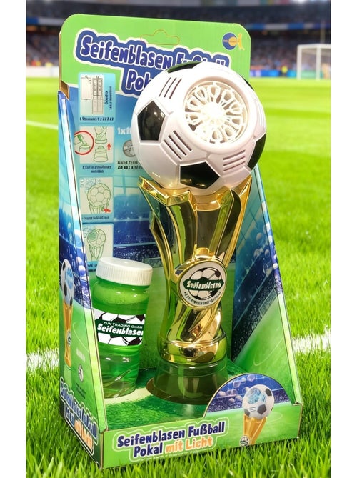Machine à bulles de savon Coupe de football avec éclairage et liquide à bulles - Kiabi