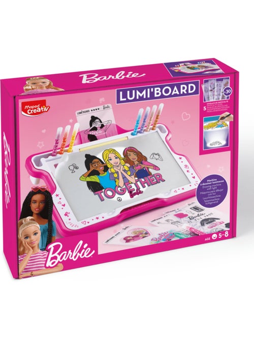 Machine à dessiner lumineuse Barbie - Kiabi