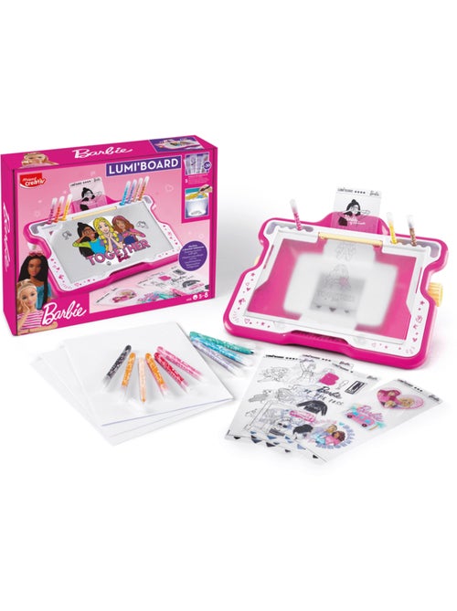 Machine à dessiner lumineuse Barbie - Kiabi
