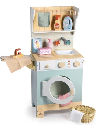 Machine à laver en bois