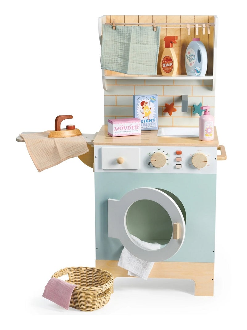 Machine à laver en bois Bleu - Kiabi