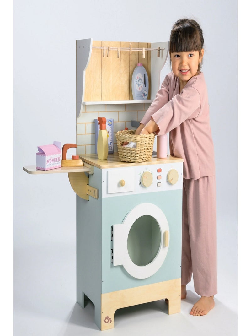 Machine à laver en bois Bleu - Kiabi
