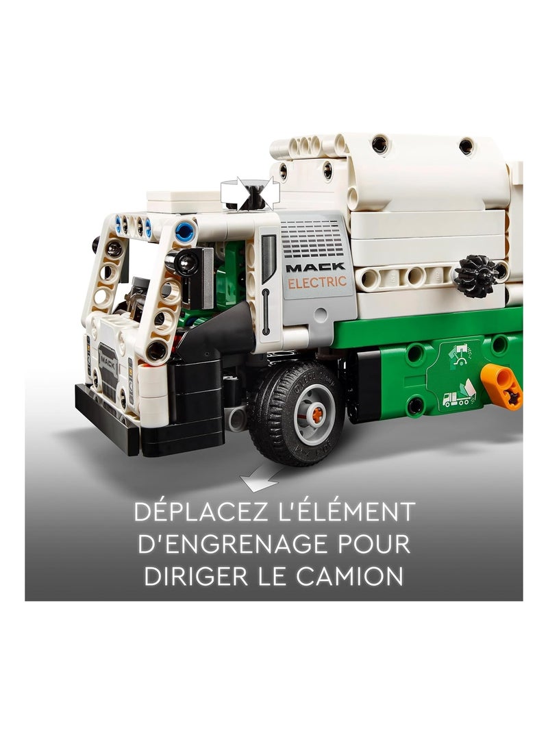 Mack® LR Electric Camion poubelle Blanc - Kiabi