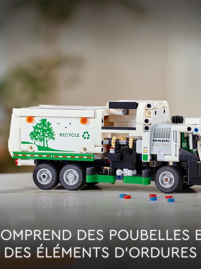 Mack® LR Electric Camion poubelle Blanc - Kiabi