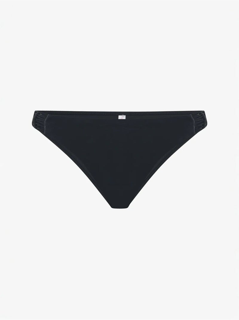 Macrame bas de bikini taille basse penti Noir - Kiabi