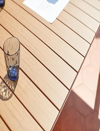 MADEIRA Salon de jardin repas 8 places en aluminium