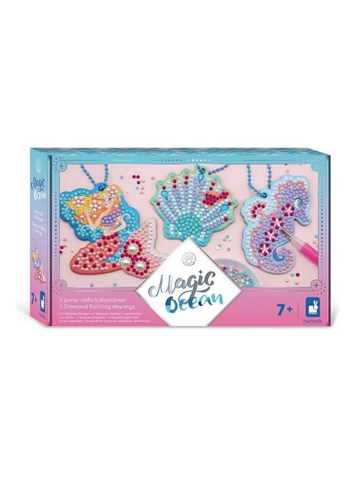 Magic ocean - 3 porte clefs a diamanter - Kiabi