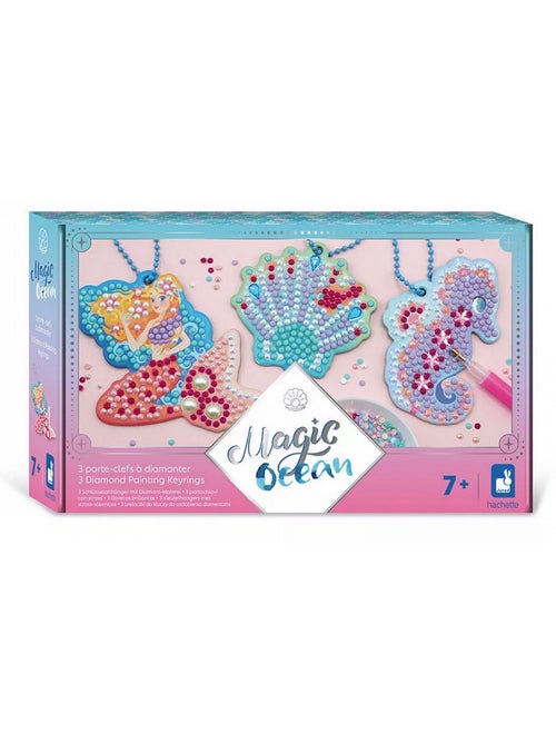 Magic ocean - 3 porte clefs a diamanter - Kiabi