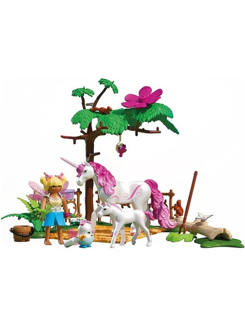 Magic Unicorns Ecurie licorne magique : maman & poulain - Kiabi