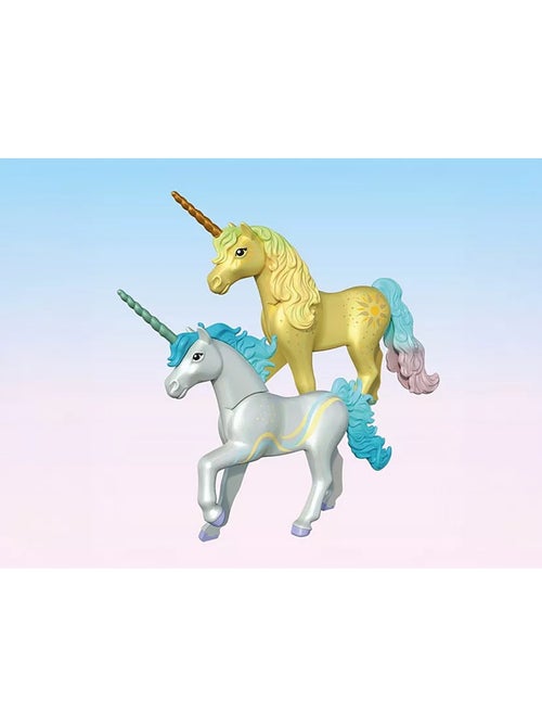 Magic Unicorns Licorne Fleur d'arc-en-ciel avec fée - Kiabi