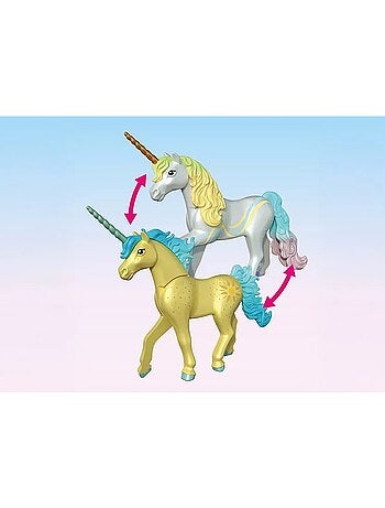 Magic Unicorns Licorne Fleur de soleil avec fée