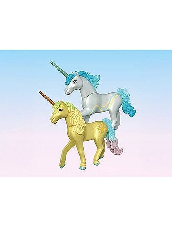Magic Unicorns Licorne Fleur de soleil avec fée