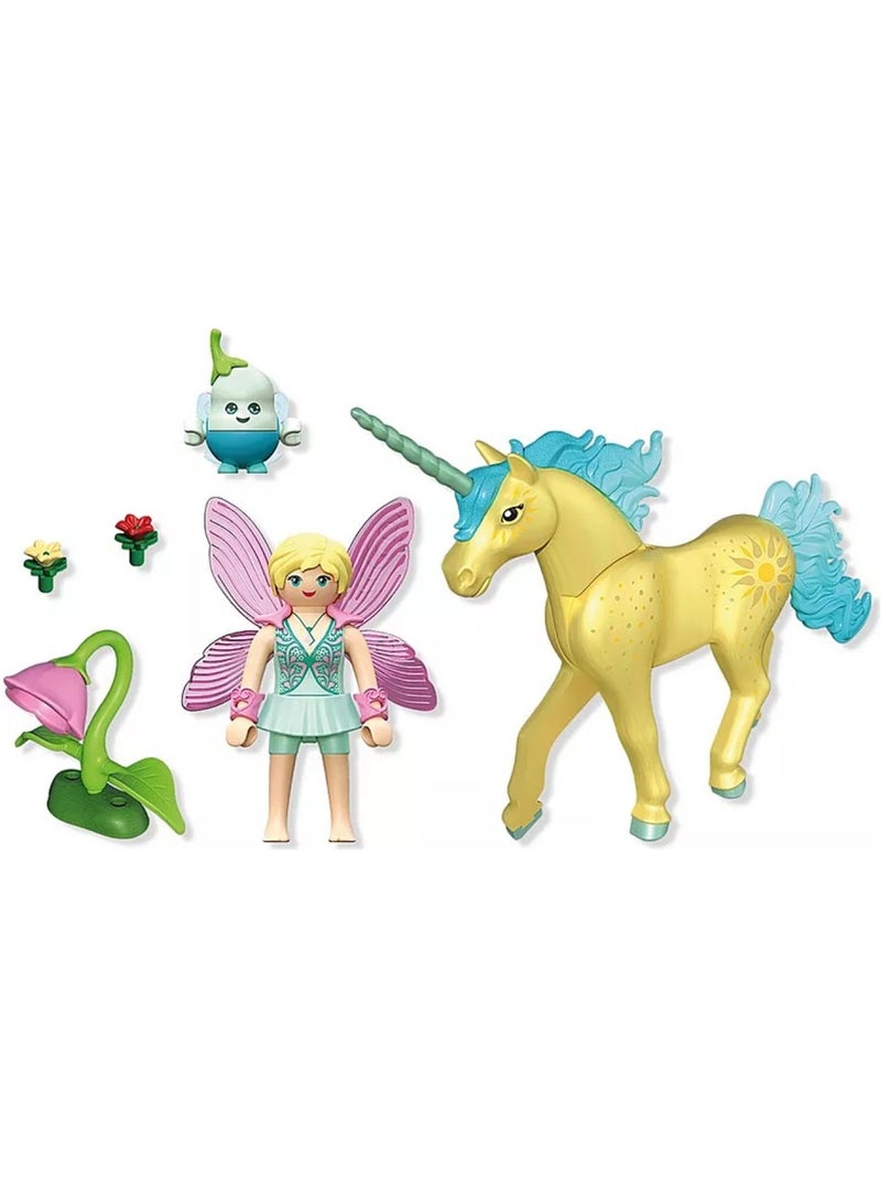 Magic Unicorns Licorne Fleur de soleil avec fée N/A - Kiabi