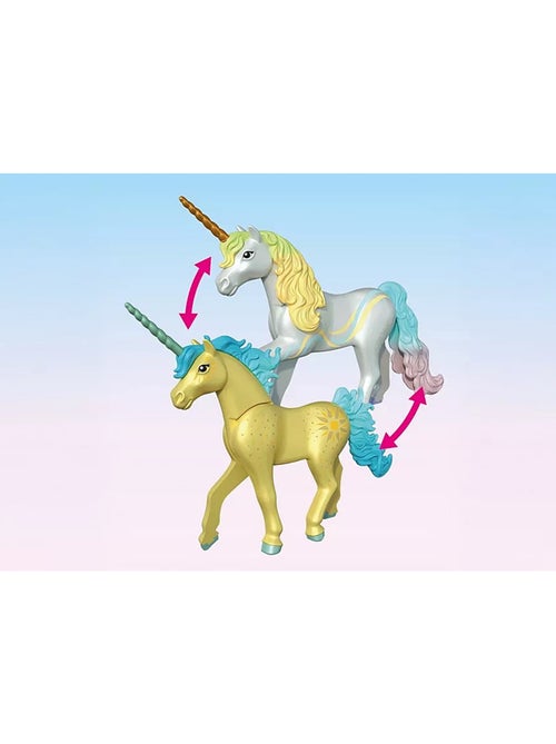 Magic Unicorns Licorne Fleur de soleil avec fée - Kiabi