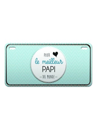 Magnet Pour le meilleur Papi du monde en Métal