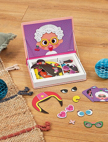 Magnéti'book Crazy Faces fille
