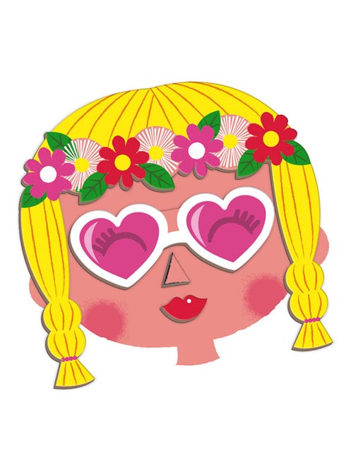 Magnéti'book Crazy Faces fille - Kiabi