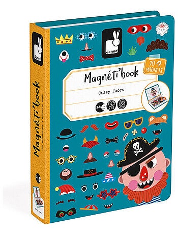 Magnéti'book crazy faces