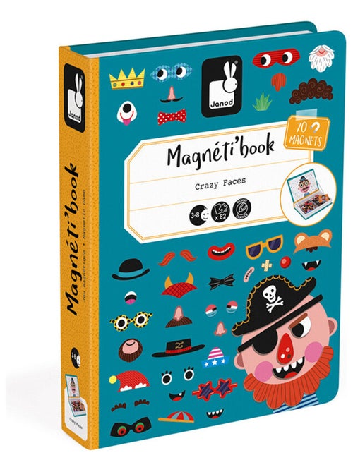 Magnéti'book Crazy Faces - Kiabi