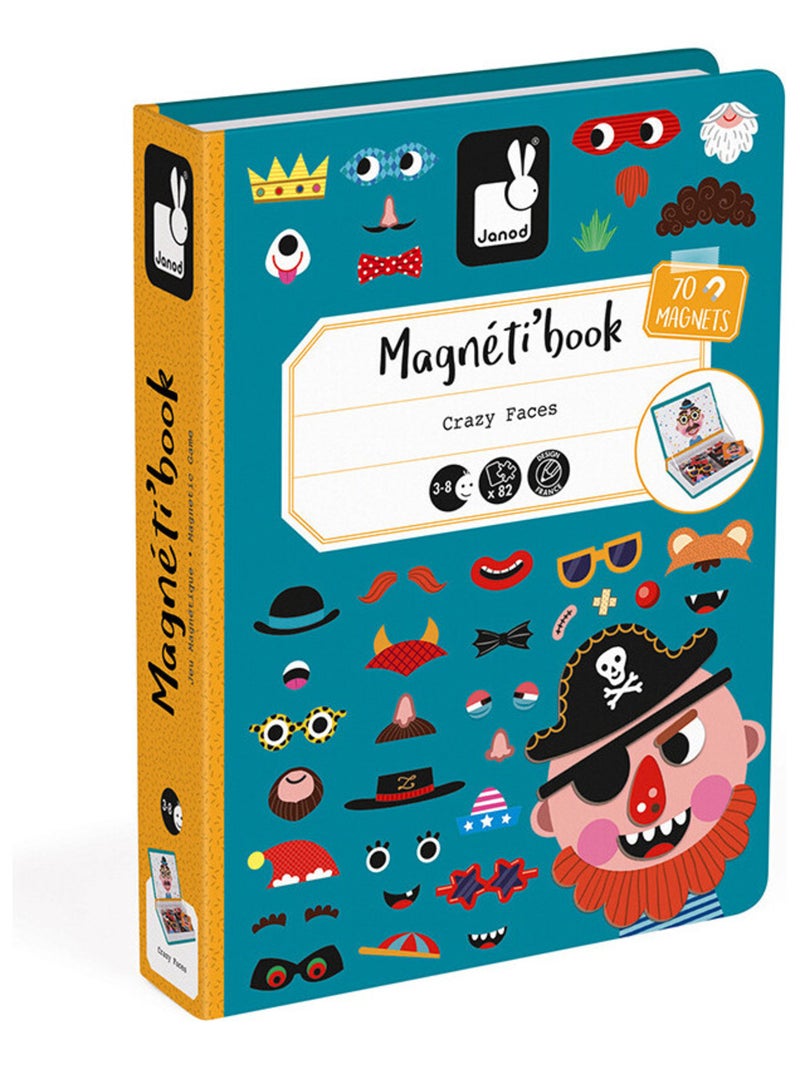 Magnéti'book Crazy Faces N/A - Kiabi
